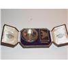 Image 1 : Antique Sterling Silver Smoking Set Fitted Case #938201