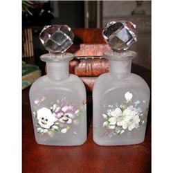 Victorian Perfume Bottles Hand Painted #938265