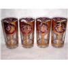 Image 1 : Set Glasses C.1920 Gold Etched #938268