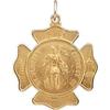 Image 1 : 14K GOLD MEDAL  ST. FLORIAN FIREFIGHTERS #938474