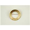 Image 1 : CLASSIC 14K GOLD CIRCLE PIN  #938509
