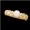 Image 1 : 14k Gold Ring w CULTURED PEARL #938538