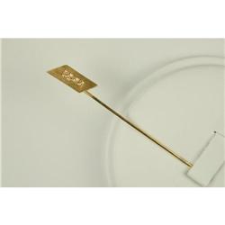 14k GOLD STICKPIN  w  DIAMOND  #938561