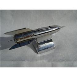 Art Deco Rocket Ship Table Lighter #938812