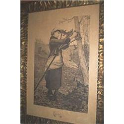 W. SATTERLEE ETCHING - SIGNED #943369