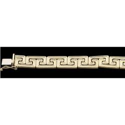 14K GOLD BRACELET  STAMPEDO LINK 7 Inches #949473