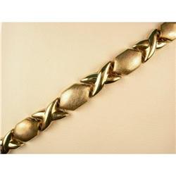 14K GOLD BRACELET 7 inches long GREAT GIFT! #949493