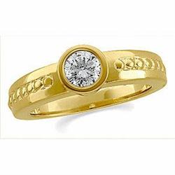 GOLD DIAMOND ENGAGEMENT RING .55 CTS!! #949510