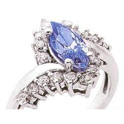 Diamonds 3.60 CT MARQUISE BLUE SAPPHIRE #950156