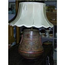 Antique Art  Pottery lamp #950179