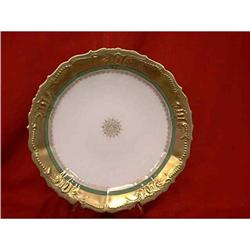B. H. Limoges Platter with Wide Gold Band  #950190