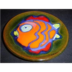 Hand-Painted MIni-Fish Wall Plaque #950304