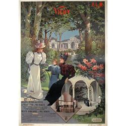 Vichy French Travel poster Hugo D'Alesi c1900 #956918