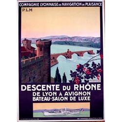 French Travel Poster Dorival 1920 PLM Descente #956930