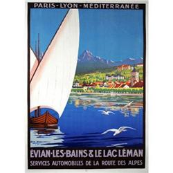 Evian poster by geo Dorival c1920 #956931