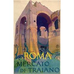 Rare Italian Travel Poster Rome 1925 Grassi #956948