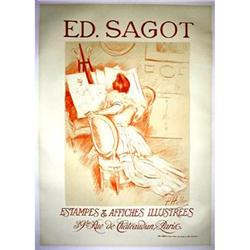 Ed Sagot monochrome by Heleu c1900 #956961