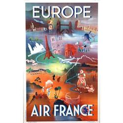 Air France poster by Robert Falcucci 1948 #956965