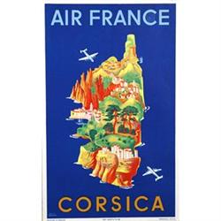 Air France poster by Lucien Boucher 1949 #956967