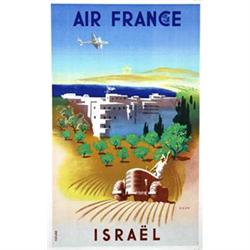 Air France poster by Even 1948-9 Isreal #956968