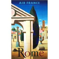 Air France poster by Nathan 1960s Rome #956970