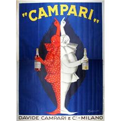 RARE CAPPIELLO DAVIDE CAMPARI 1921 RARE !! #956978