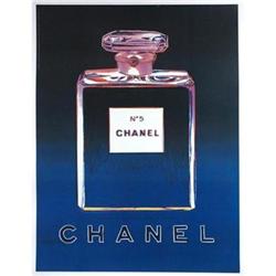 Chanel poster by Warhol 1997 small Blue/Black #956986