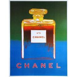 Chanel poster by Warhol 1997 small Blue/Green #956987