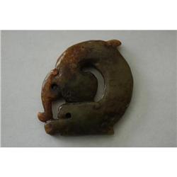 Carved Brown Jade #957002