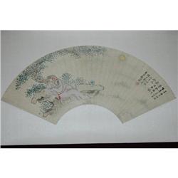 20th Century Chinese Fan Painting. #957022