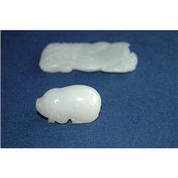 Two Fine Chinese White Jade #957032