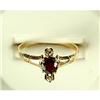 Image 1 : ANTIQUE GOLD RING RUBY  DIAMONDS #957066