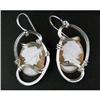 Image 1 : EARRINGS  SARDONYX  SHELL  CAMEO #957087