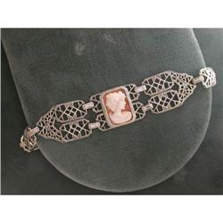 Antique Style CAMEO Bracelet FILIGREE #957100