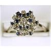 Image 1 : Gold Ring SAPPHIRES and DIAMONDS #957103