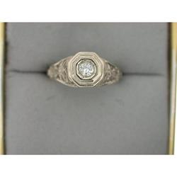 Antique 14k Filigree DIAMOND Ring  Engagement?? #957105
