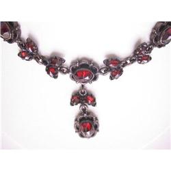 Antique Style BOHEMIAN GARNET NECKLACE #957122