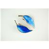 Image 1 : EARRINGS: NORWAY: DAVID-ANDERSEN BLUE ENAMEL #957145