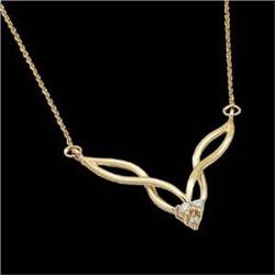  14k Gold DIAMOND NECKLACE #957153