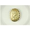 Image 1 :  14K GOLD CAMEO Pin AND Pendant #957159