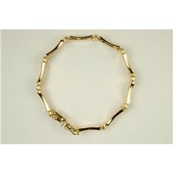 VINTAGE 14K Gold Bracelet 7 inch  #957162