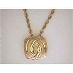  14k GOLD SLIDE for NECKLACE #957173