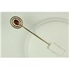 Image 1 :  ART NOUVEAU GOLD STICKPIN w GARNET #957178