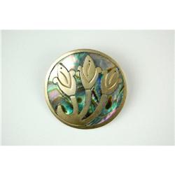 ANTIQUE ART NOUVEAU STERLING PIN #957195