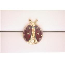  14k Gold TIE TAC of a LADY BUG. #957196