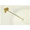 Image 1 :  EDWARDIAN GOLD STICKPIN HORSE HEAD w BRIDLE #957202