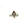 Image 1 : ANTIQUE Style Ring GARNETS DIAMONDS #957206