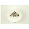Image 1 :  ANTIQUE GOLD RING SAPPHIRES ROSE CUT DIAMONDS #957250