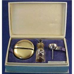 Set 2 Perfume Bottles with Sterling Funnel #957270