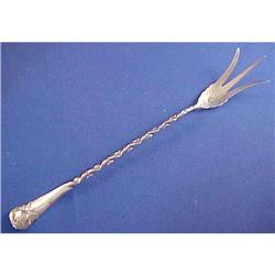Whiting Peony Twist sterling Lettuce Fork #957274